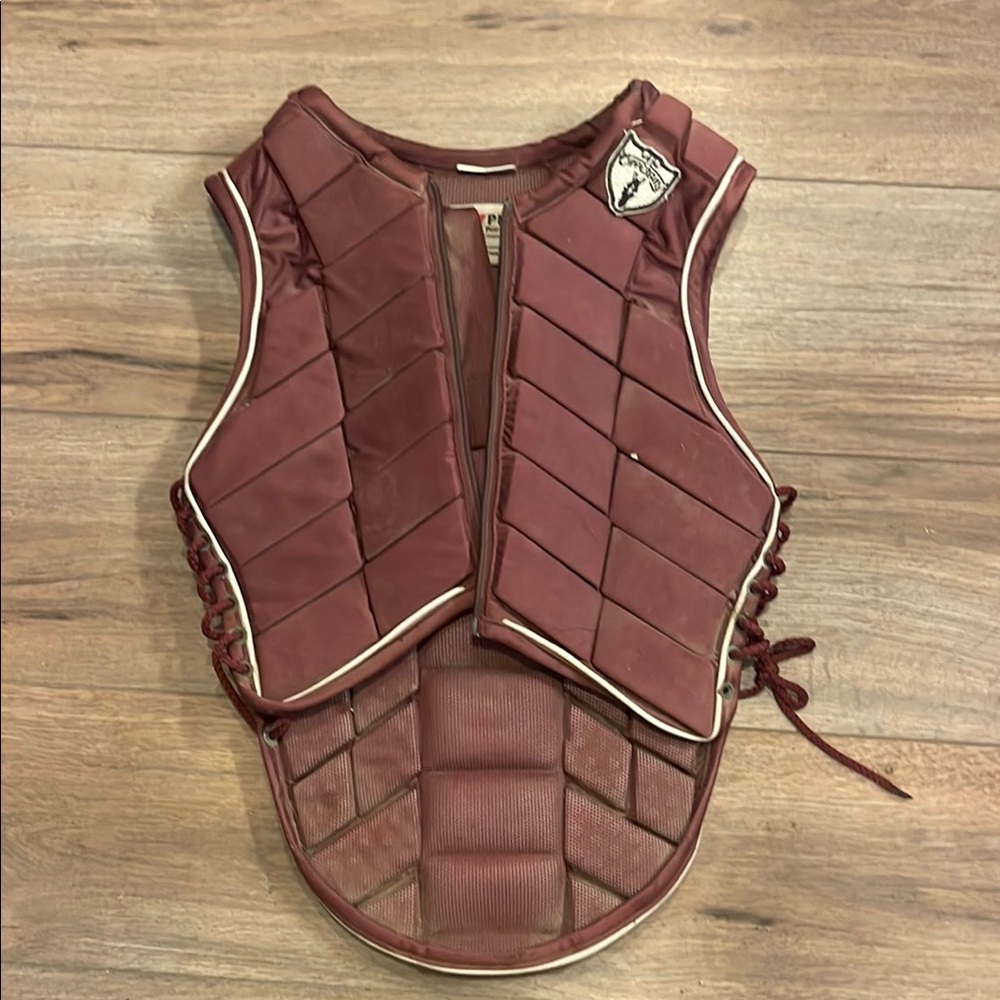 Phenix Maroon Quilted Protective Vest